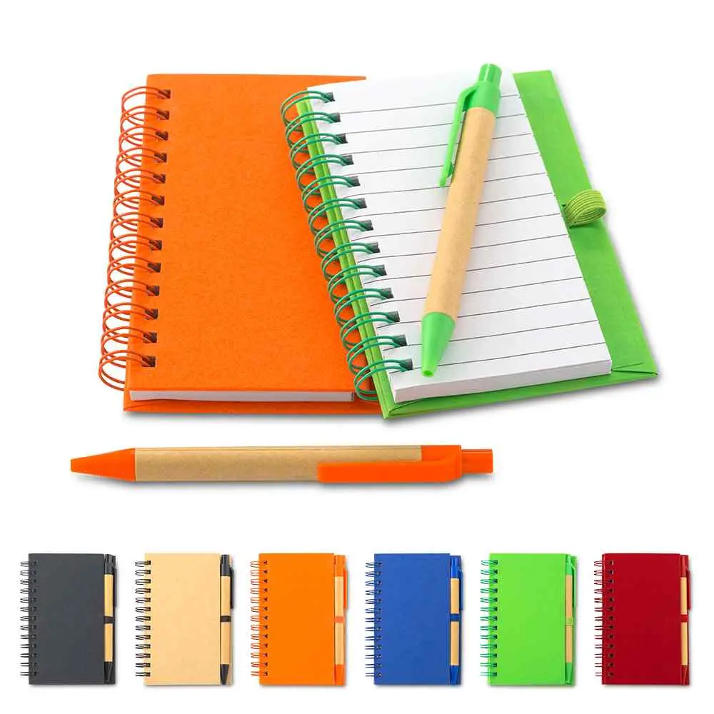 Mini Libreta con Bolígrafo Tavish - PromoHit