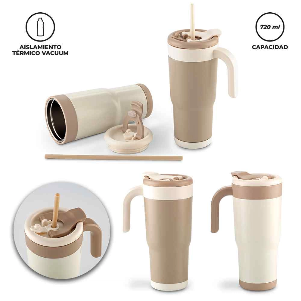Mug Metálico Terra 720 ml NUEVO