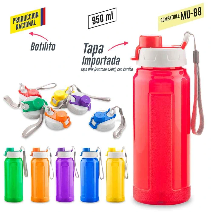 Botilito Plástico Galaxy de 900 ml MU-144