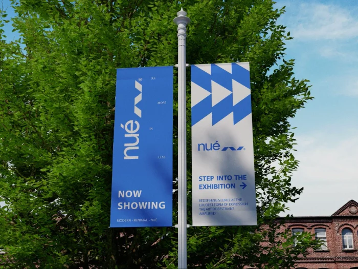 Elementos visuales para orientar al público en un evento