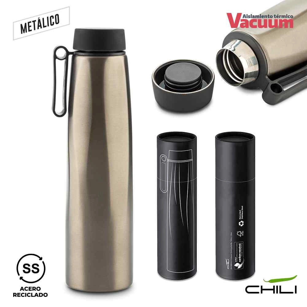 Termo metálico Calypso Chili para regalos de bienvenida