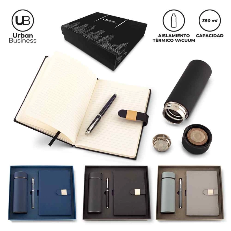Kit ejecutivo de escritura para regalos corporativos premium